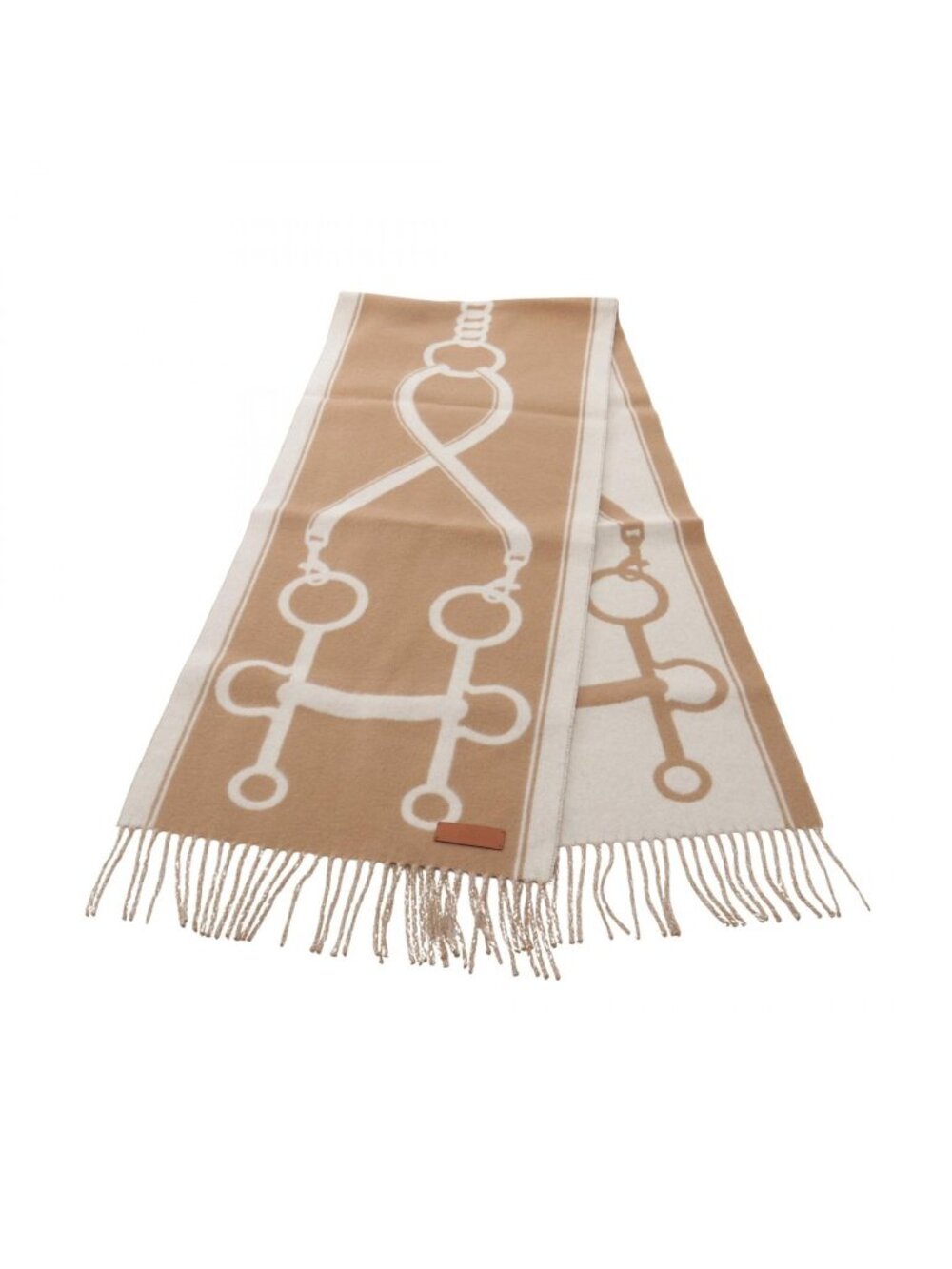 Hermes Scarf Mall Beige